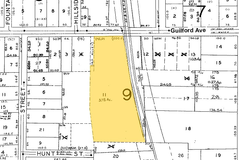 501 Guilford Ave, Greensboro, NC à vendre - Plan cadastral - Image 2 de 12
