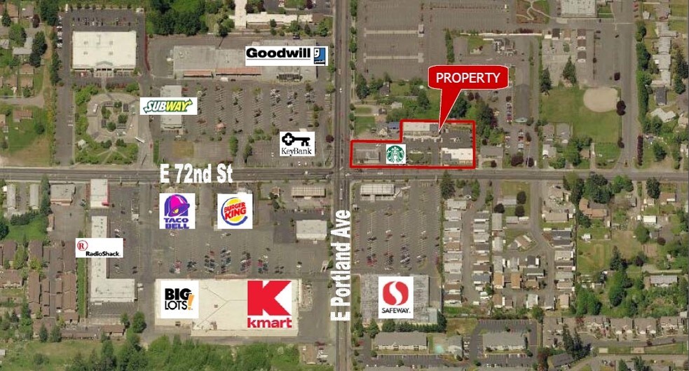 1625 72nd St E, Tacoma, WA à louer - Aérien - Image 3 de 3