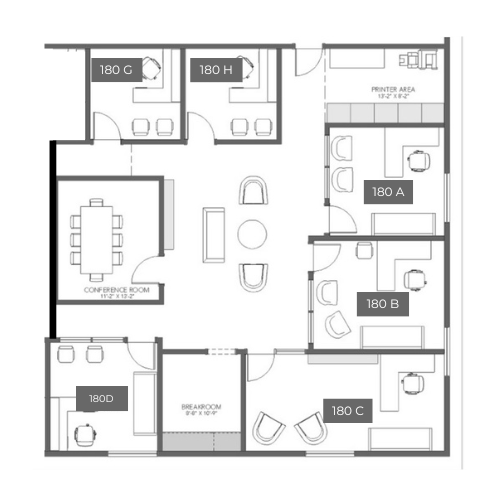 1603 E 19th St, Edmond, OK for lease Floor Plan- Image 1 of 1