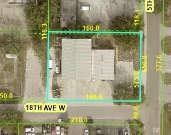 1734 5th St, Bradenton, FL à louer - Aérien - Image 3 de 11