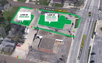 1205 E Airline Rd, Victoria, TX - AÉRIEN  Vue de la carte