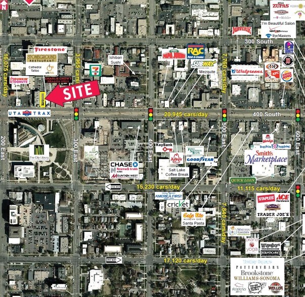 243 E 400 S, Salt Lake City, UT for lease - Aerial - Image 2 of 11