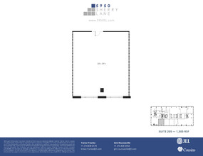 5950 Sherry Ln, Dallas, TX for lease Floor Plan- Image 1 of 2