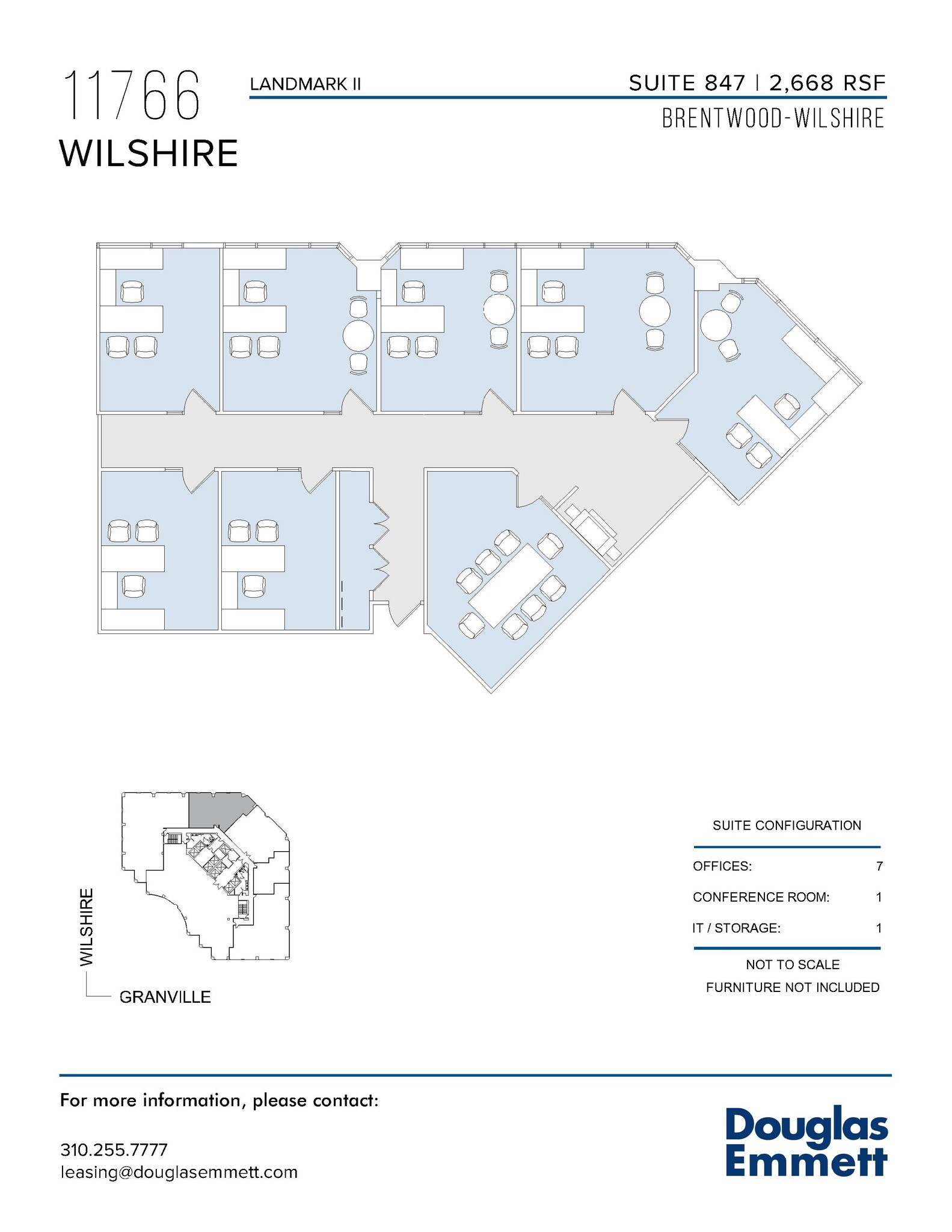 11766 Wilshire Blvd, Los Angeles, CA à louer Plan d’étage- Image 1 de 1