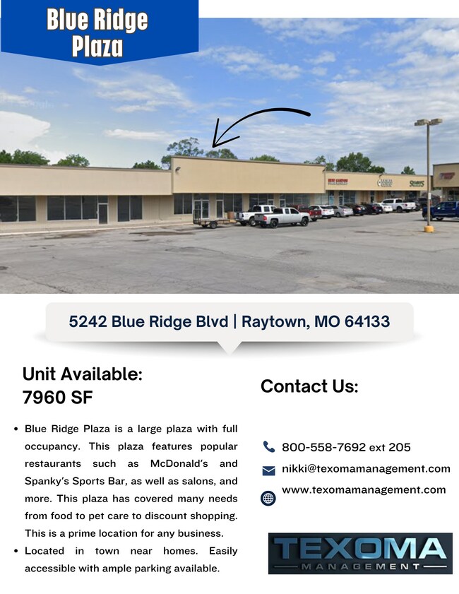 Plus de détails pour 5210-5252 Blue Ridge Blvd, Raytown, MO - Commerce de détail à louer