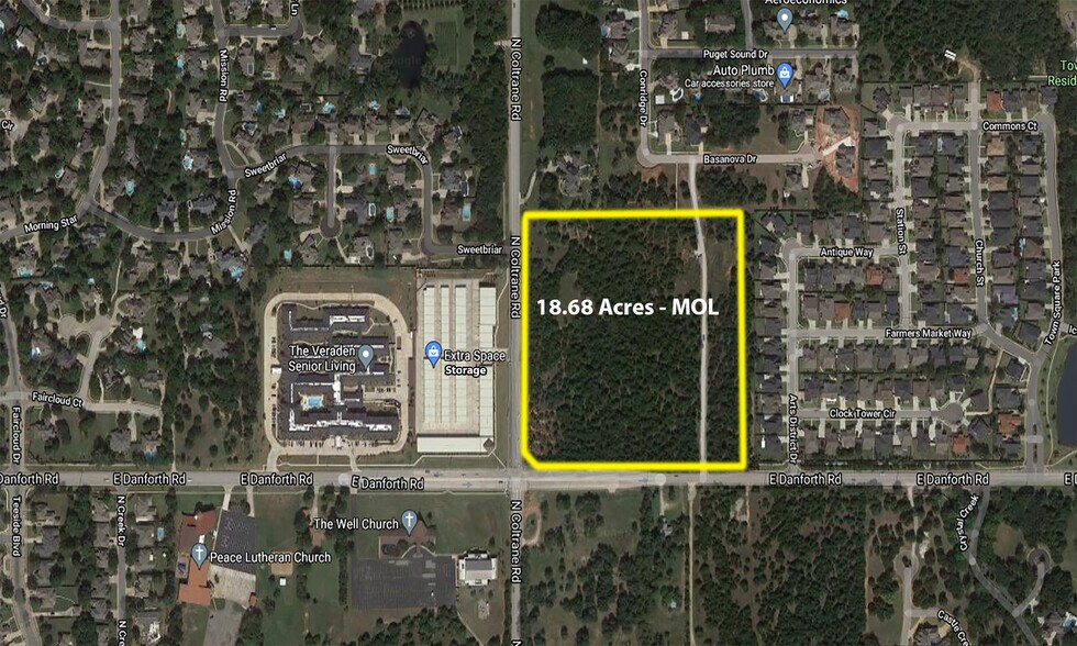 NEC E Danforth Rd & N Coltrane Rd, Edmond, OK à vendre - Photo du bâtiment - Image 1 de 1