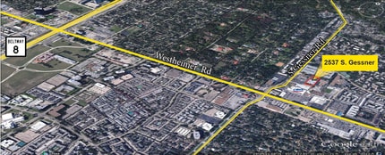 2537 S Gessner Rd, Houston, TX à louer Aérien- Image 2 de 2