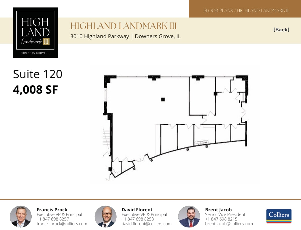 3010 Highland Pky, Downers Grove, IL à louer Plan d’étage- Image 1 de 1