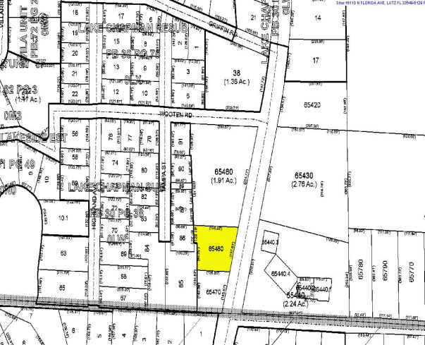 16110-16122 N Florida Ave, Lutz, FL à louer - Plan cadastral - Image 3 de 7