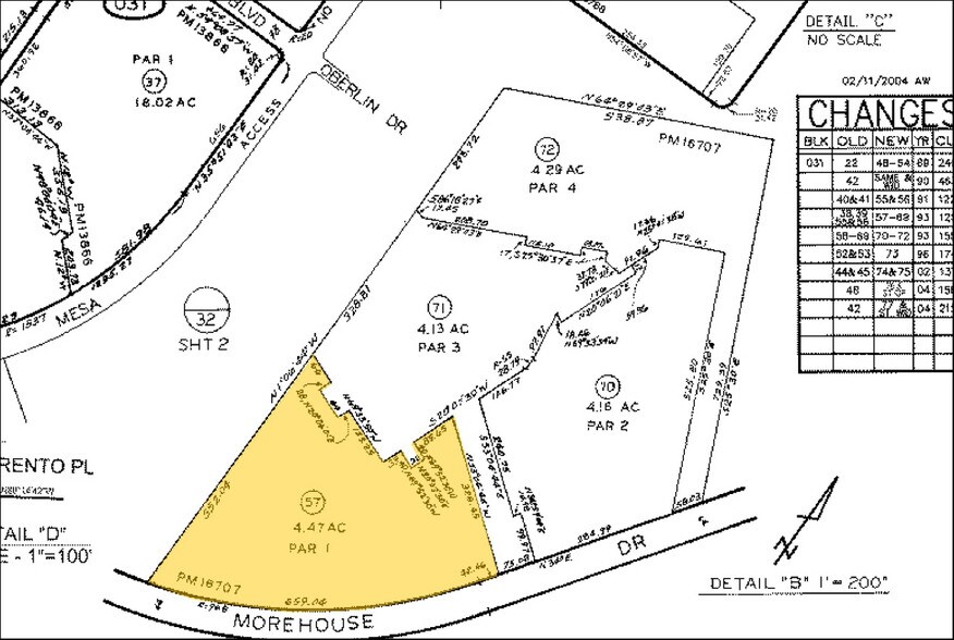 5510 Morehouse Dr, San Diego, CA à louer - Plan cadastral - Image 2 de 7