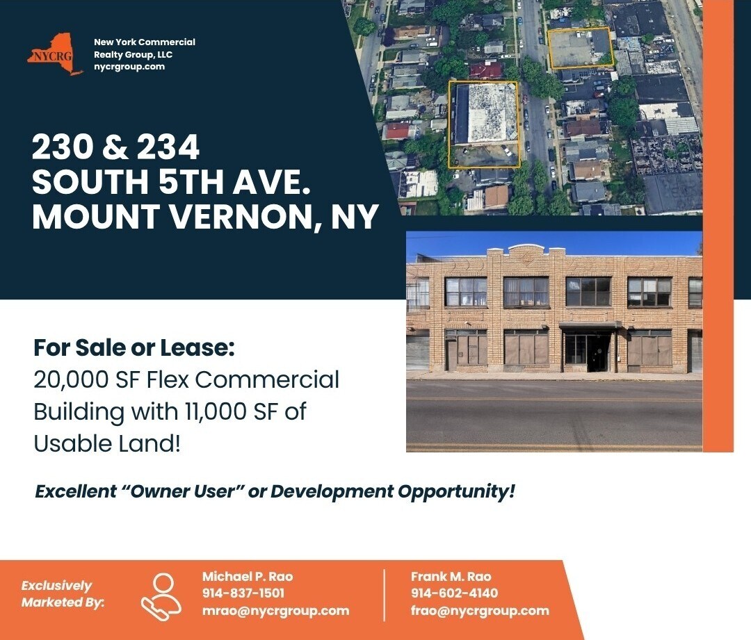 230-234 S 5th Ave, Mount Vernon, NY à vendre Photo du bâtiment- Image 1 de 25