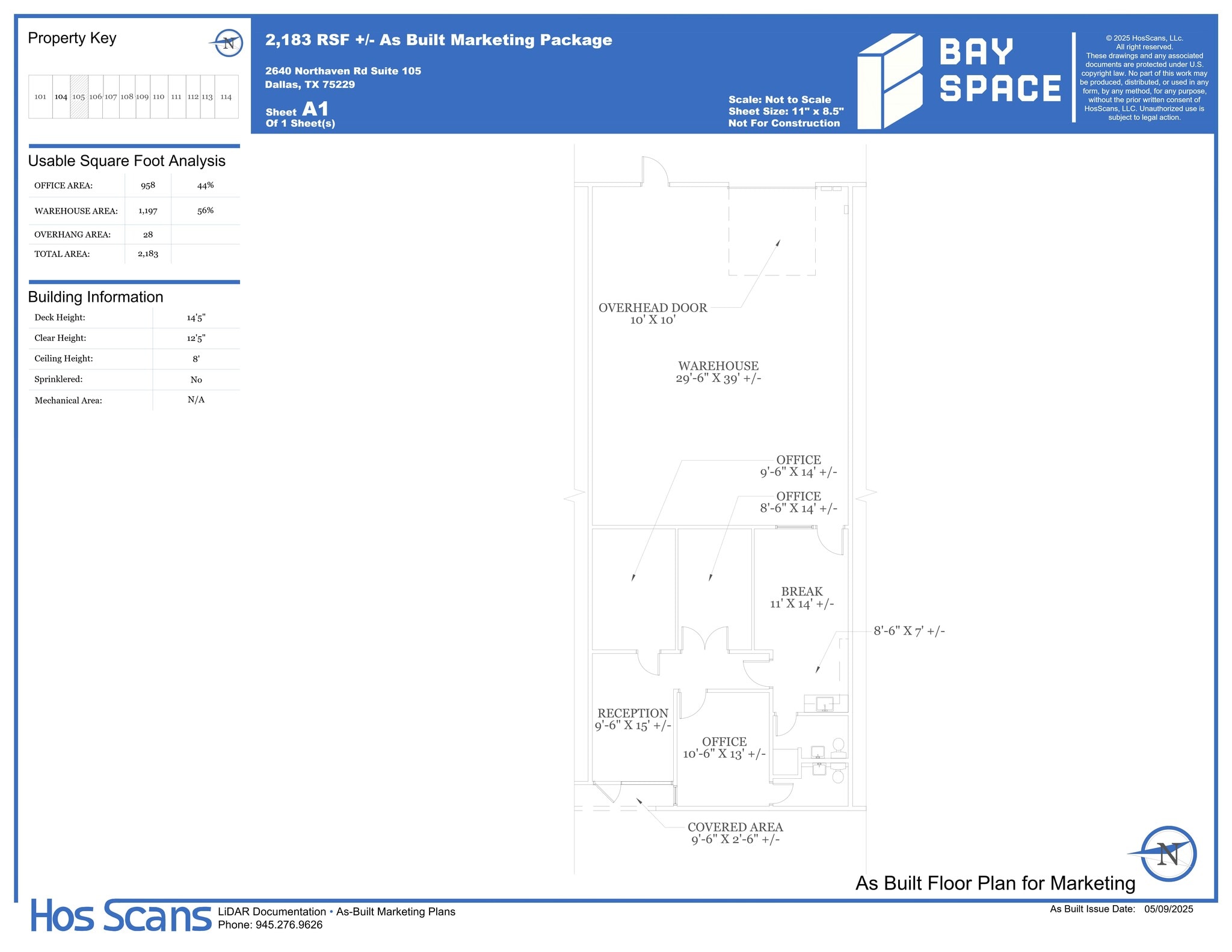 2630 Northaven Rd, Dallas, TX à louer Plan de site- Image 1 de 1