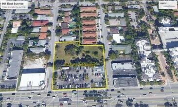 901 E Sunrise Blvd, Fort Lauderdale, FL - AERIAL map view
