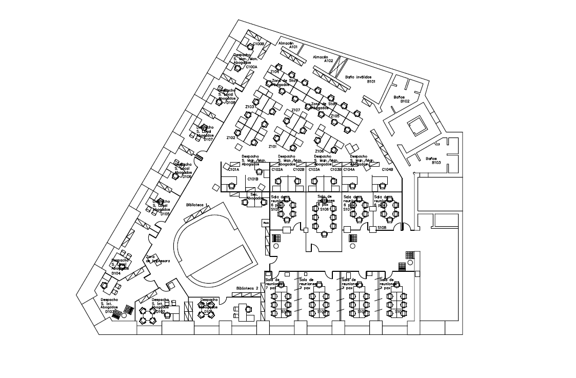 Office in Madrid, Madrid for lease Typical Floor Plan- Image 1 of 1