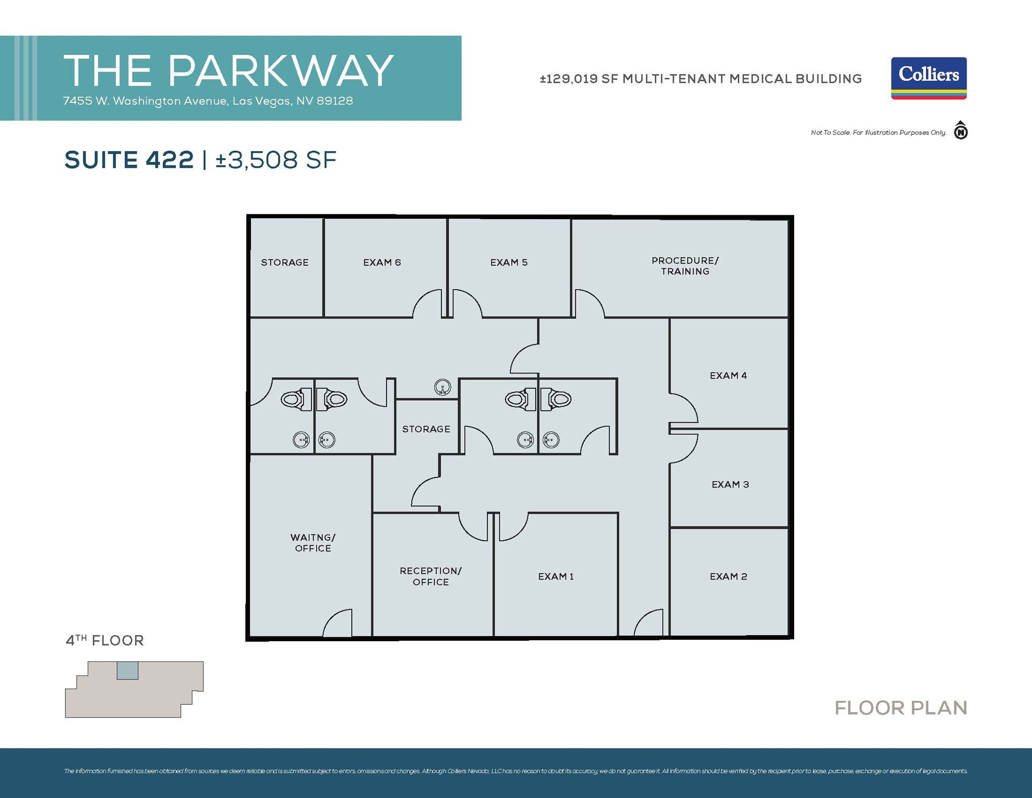 7455 W Washington Ave, Las Vegas, NV for lease Floor Plan- Image 1 of 1