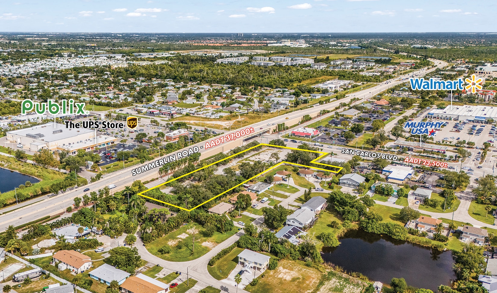17050 San Carlos Blvd, Fort Myers, FL à vendre Aérien- Image 1 de 10