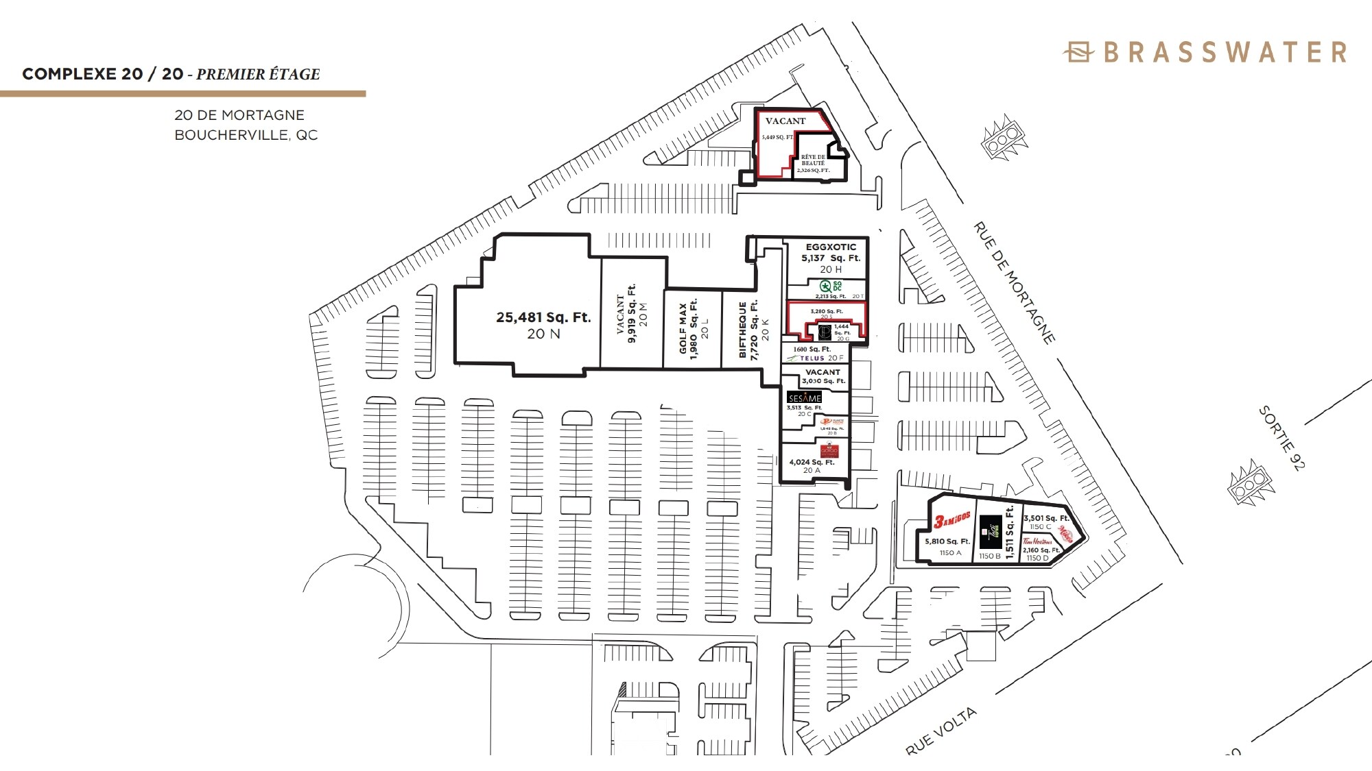 20 Boul de Mortagne, Boucherville, QC for lease Floor Plan- Image 1 of 1