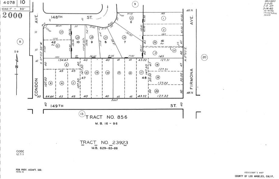 14808 Condon Ave, Lawndale, CA à vendre - Plan cadastral - Image 2 de 2