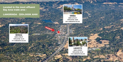 986 Moraga Blvd, Lafayette, CA - Aérien  Vue de la carte - Image1
