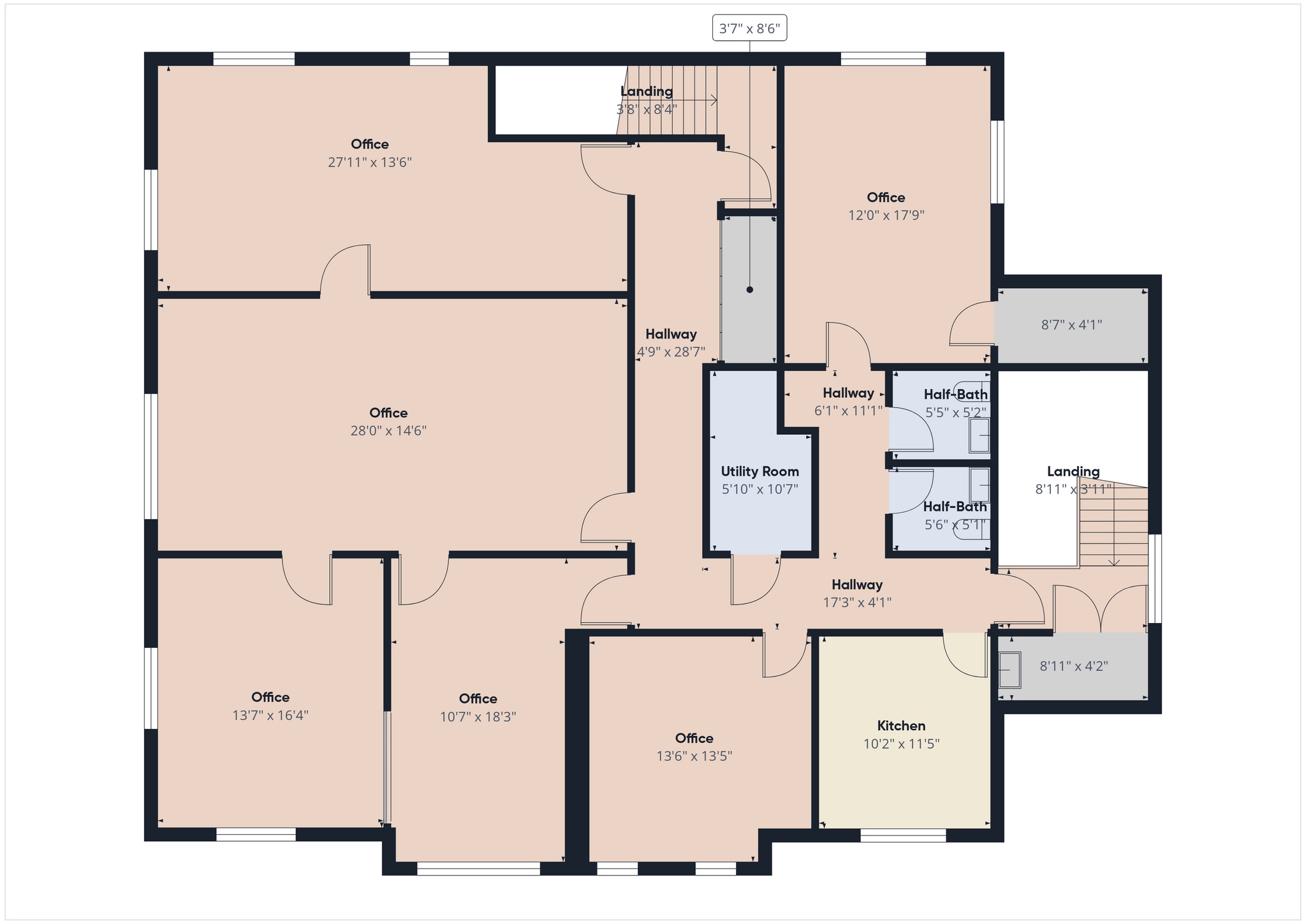 804 Roundabout, West Dundee, IL for lease Floor Plan- Image 1 of 1