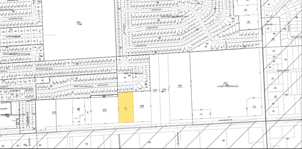 E Big Beaver Rd, Troy, MI à vendre - Plan cadastral - Image 2 de 2