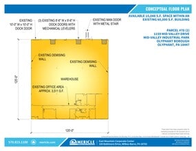 1155 Mid Valley Dr, Olyphant, PA for lease Site Plan- Image 1 of 2