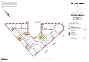 1 Rue François Ier, Paris for lease Floor Plan- Image 1 of 2