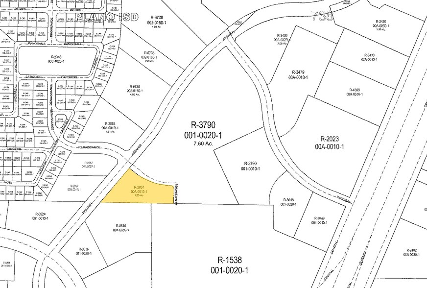 3320 Premier Dr, Plano, TX à vendre - Plan cadastral - Image 2 de 12