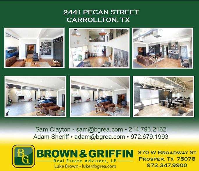 2441 Pecan St, Carrollton, TX à vendre - Photo du bâtiment - Image 3 de 4