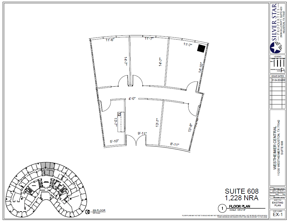 11200 Westheimer Rd, Houston, TX for lease Floor Plan- Image 1 of 1