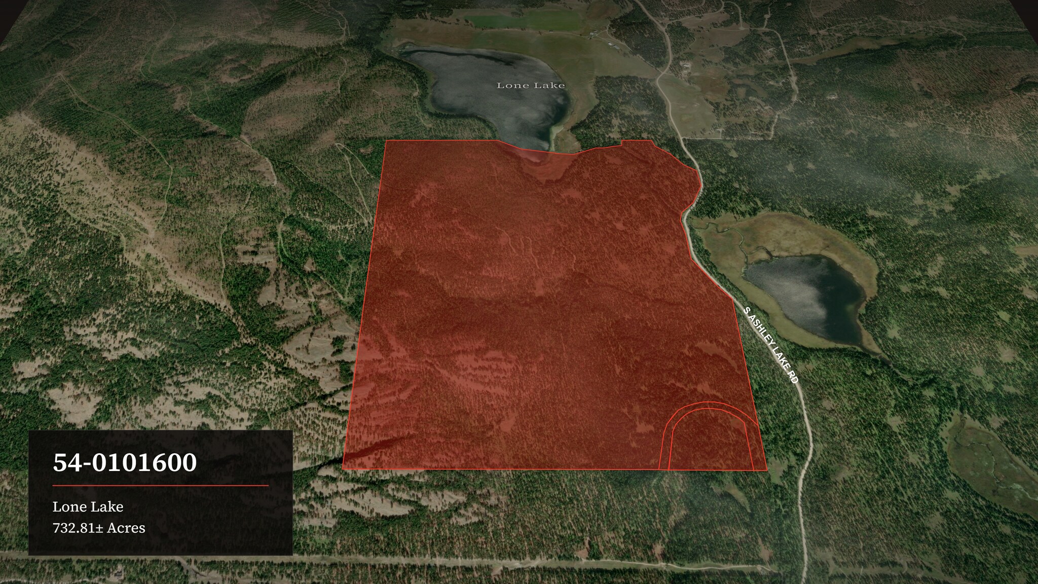 Lone Lake Legacy Timber & Grazing Tract, Kila, MT à vendre Aérien- Image 1 de 8