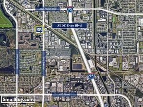 4574 Dyer Blvd, West Palm Beach, FL - AÉRIEN Vue de la carte