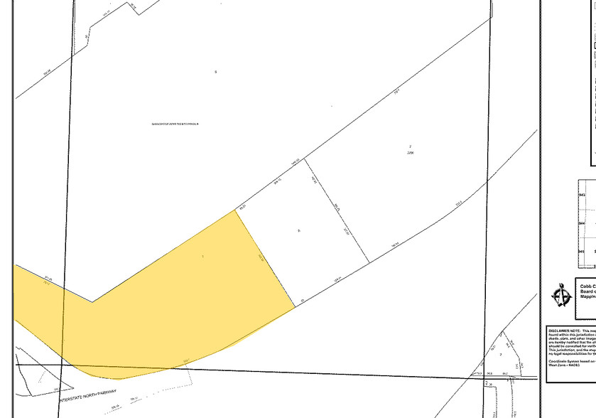 400 Interstate N Pky SE, Atlanta, GA à louer - Plan cadastral - Image 2 de 6