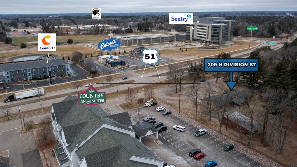 309 Division St, Stevens Point, WI à vendre - Photo du bâtiment - Image 3 de 6
