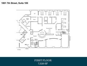 1801 7th St, Sacramento, CA à louer Plan d’étage- Image 1 de 2