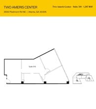 3500 Piedmont Rd NE, Atlanta, GA à louer Plan d’étage- Image 1 de 1