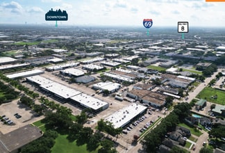 10325 Landsbury Dr, Houston, TX - Aerial map view