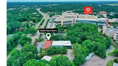 2610 New Bern Ave, Raleigh, NC - Aerial  map view