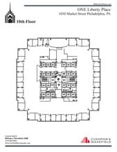 1650 Market St, Philadelphia, PA for lease Floor Plan- Image 1 of 1