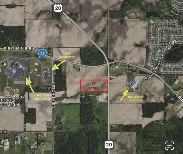 U.S. Route 20, Hampshire, IL for sale - Building Photo - Image 1 of 10