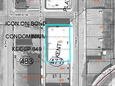 549 Ottawa Ave NW, Grand Rapids, MI à louer - Plan de site - Image 2 de 5