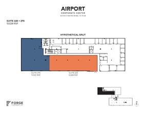 4201 N State Highway 161, Irving, TX à louer Plan d’étage- Image 2 de 8