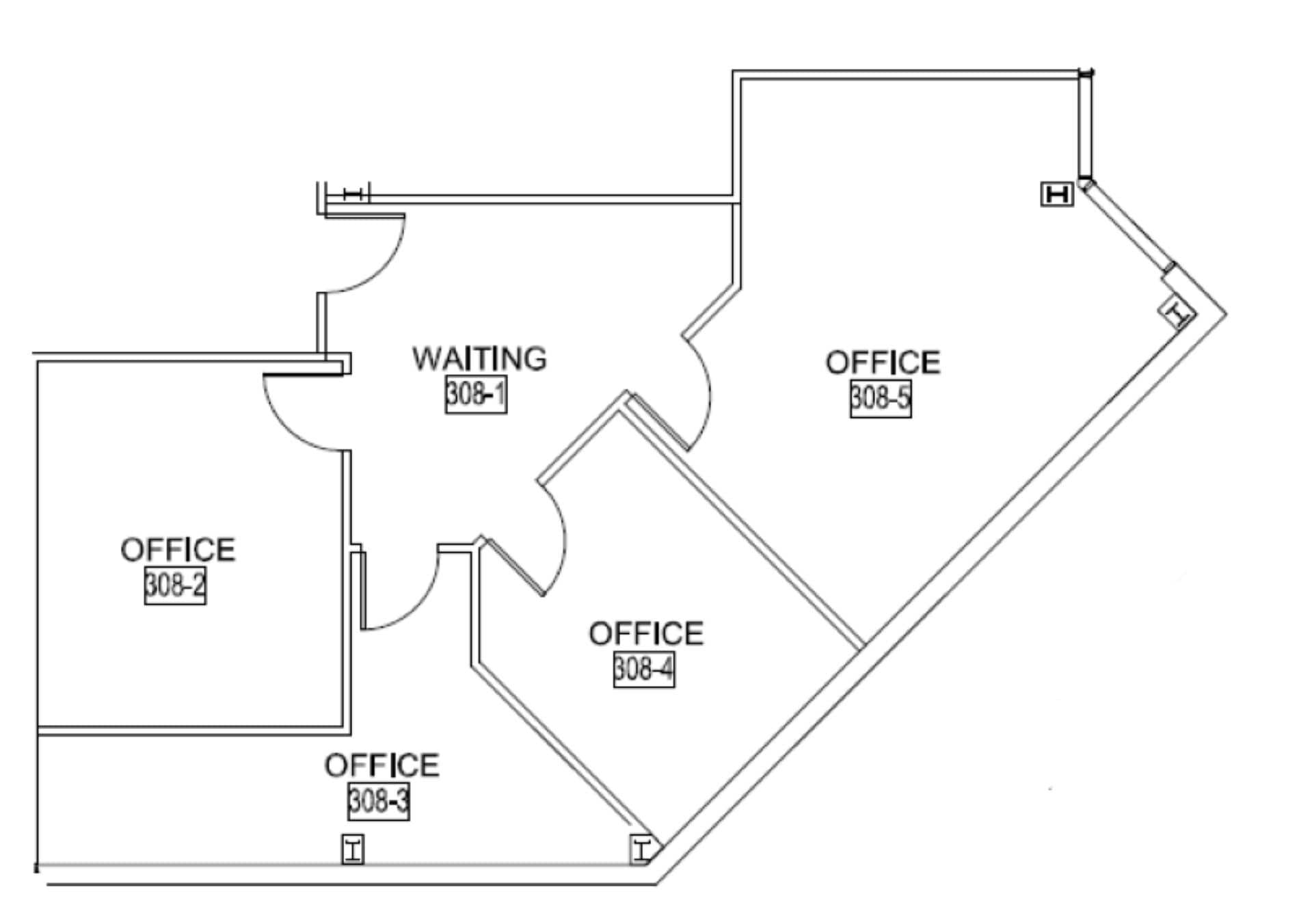 2500 Fondren Rd, Houston, TX à louer Plan d’étage- Image 1 de 1