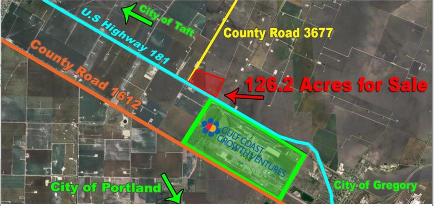 NE Corner 181 & County Rd 3677 hwy, Gregory, TX for sale Primary Photo- Image 1 of 2