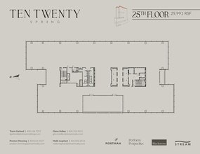 1020 Spring St, Atlanta, GA à louer Plan d’étage- Image 1 de 1