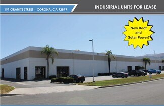 Plus de détails pour 191 Granite St, Corona, CA - Industriel à louer