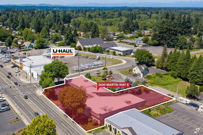 Plus de détails pour 2600 Martin Way E, Olympia, WA - Commerce de détail à louer