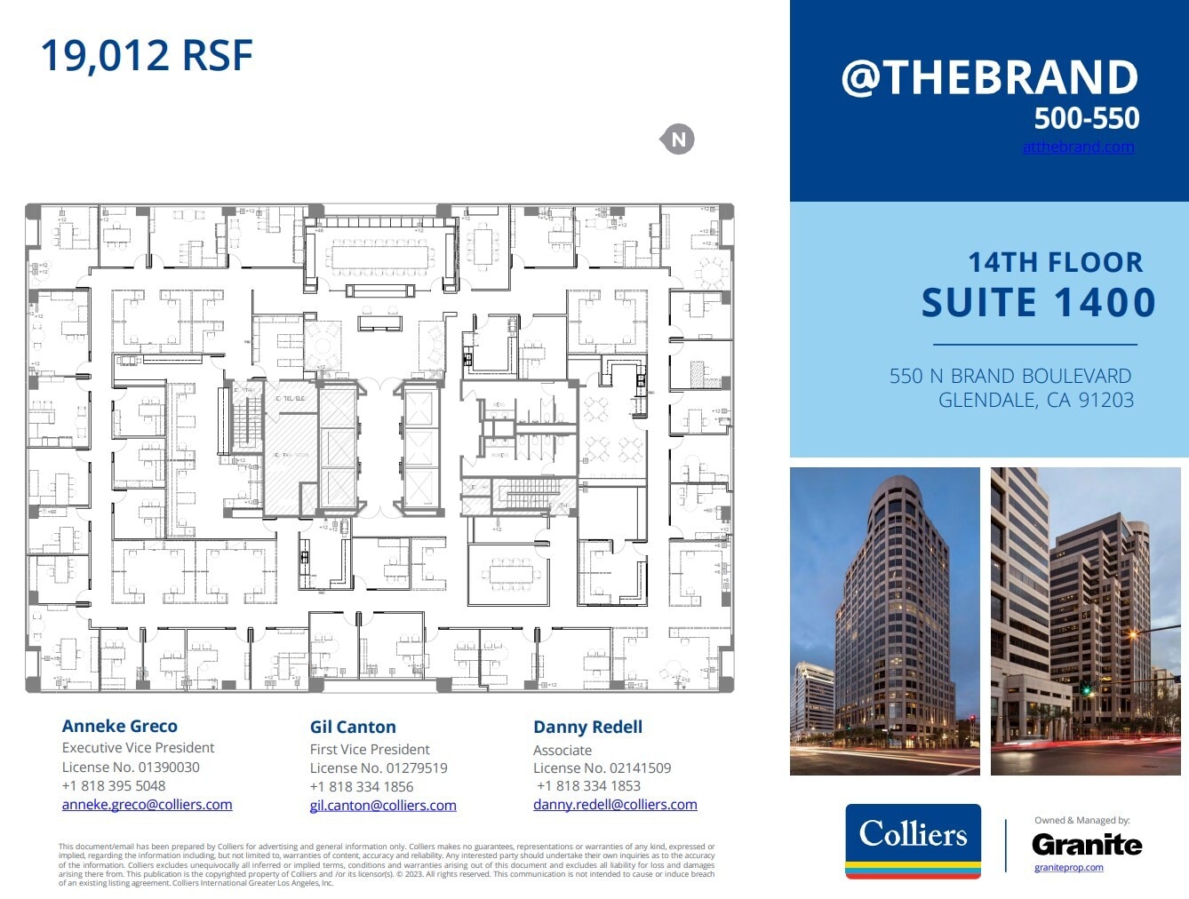 500-550 N Brand Blvd, Glendale, CA for lease Floor Plan- Image 1 of 1