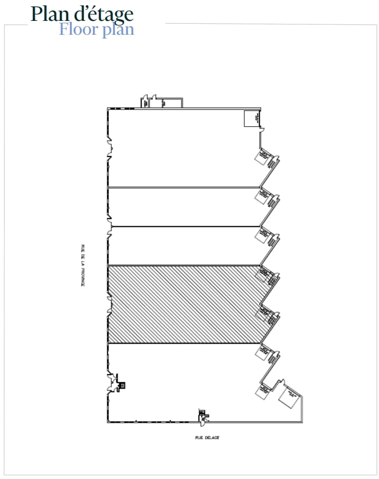 2156-2168 Rue de la Province, Longueuil, QC à louer Plan d’étage- Image 1 de 1