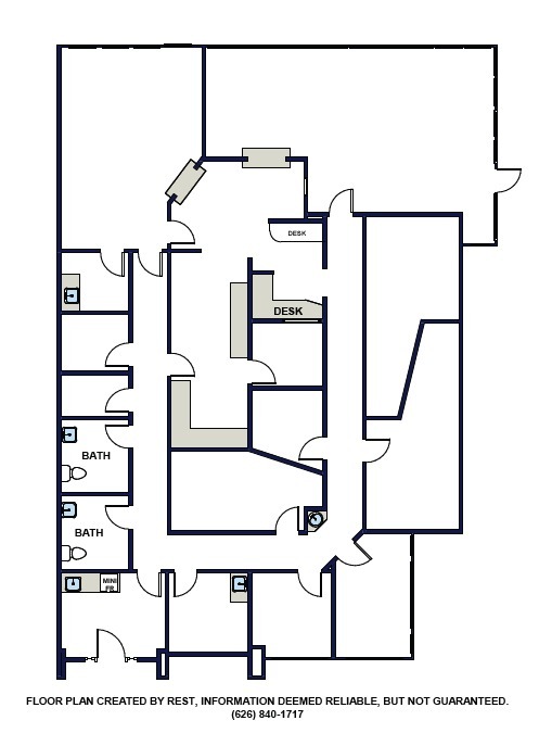 1245 W Huntington Dr, Arcadia, CA à louer Plan d’étage- Image 1 de 1